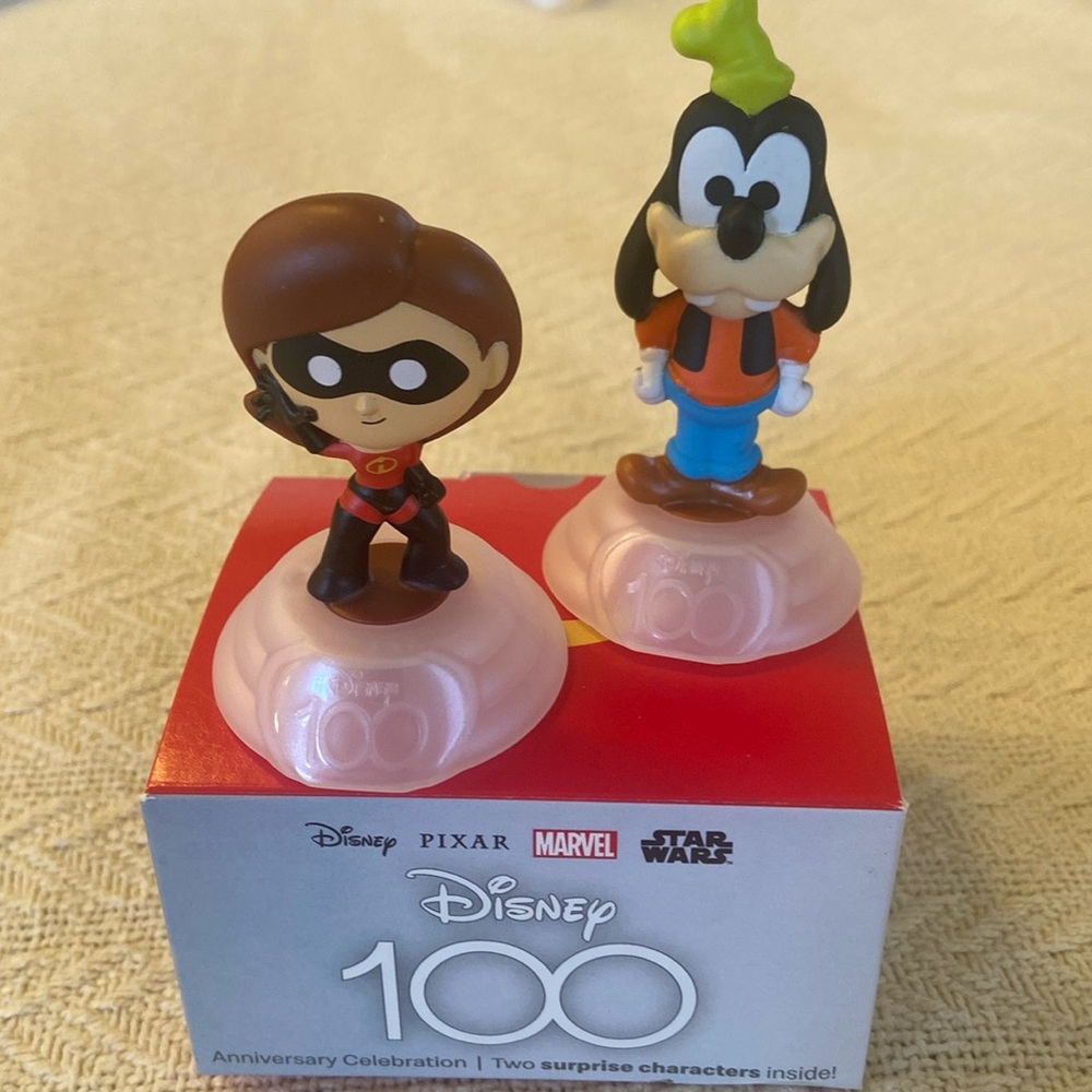 NWT NIB Disney McDonalds happy meal 100th anniversary figurines